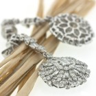 4.75Cts Fancy Floral Diamond Drop Earrings 